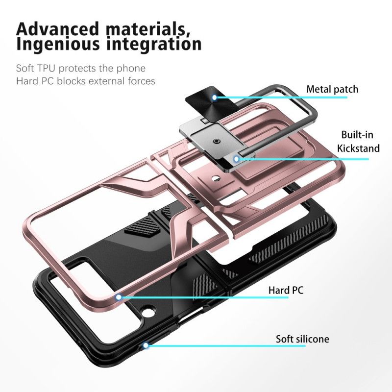 Futerały Samsung Galaxy Z Flip 3 5g Etui Na Telefon Pierścionek Premium