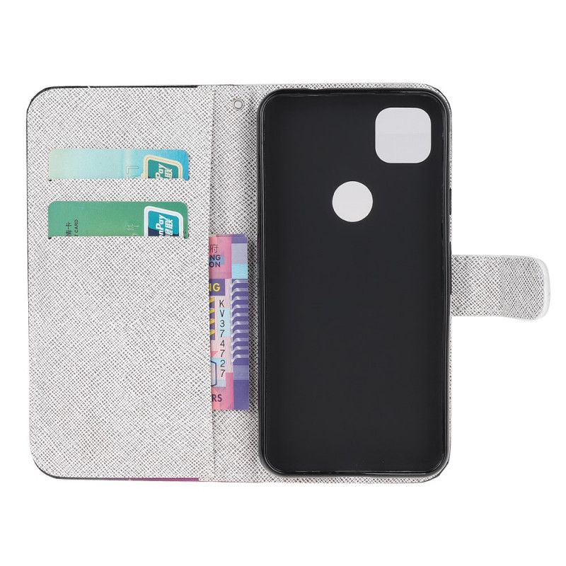 Etui Folio Google Pixel 4a Funky Stringi Kotki Etui Ochronne