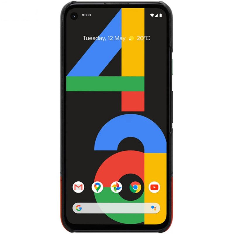 Etui Google Pixel 4a Czerwony Czarny Imak Ruiyi Seria Imak Efekt Skóry Etui Ochronne