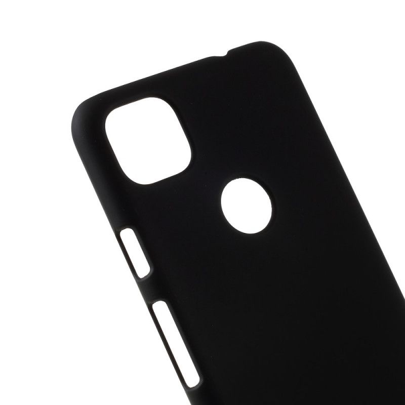 Futerały Google Pixel 4a Biały Czarny Etui na Telefon Klasyczny Sztywny