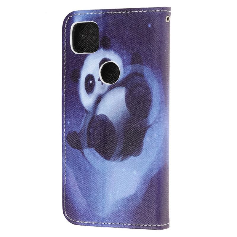 Obudowa Google Pixel 4a Etui na Telefon Przestrzeń Panda Ze Stringami