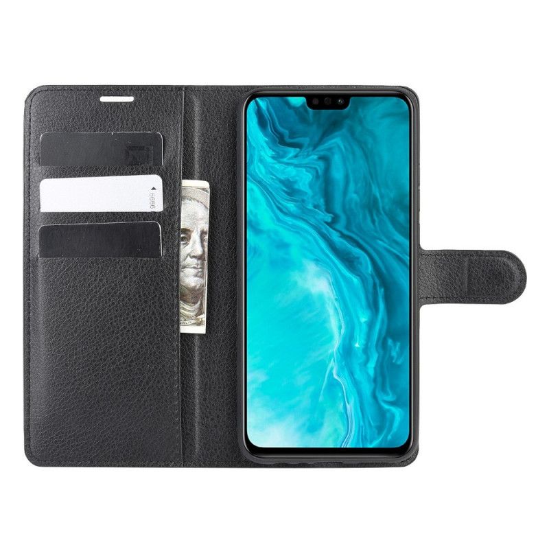 Etui Folio Honor 9X Lite Biały Czarny Klasyczny Etui Ochronne