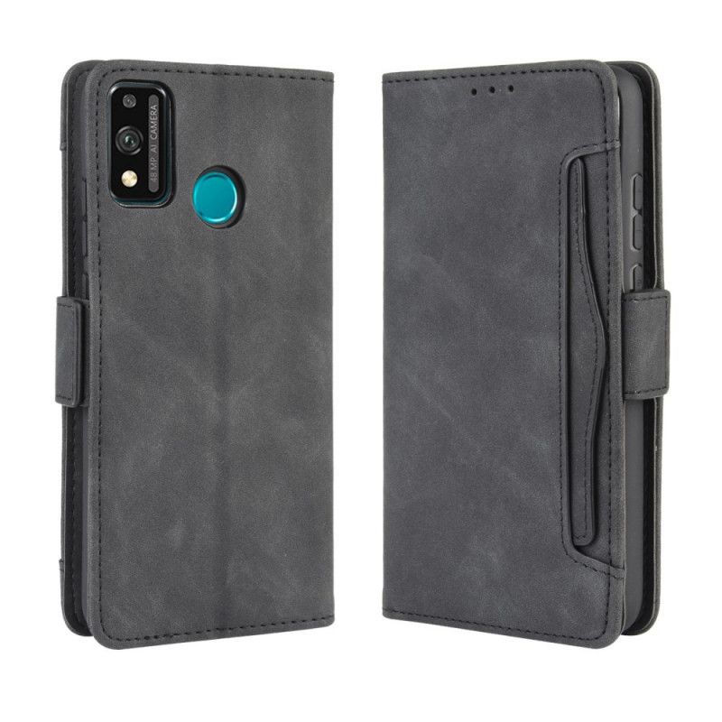 Etui Folio Honor 9X Lite Czerwony Czarny Karta Wielofunkcyjna Pierwszej Klasy Etui Ochronne