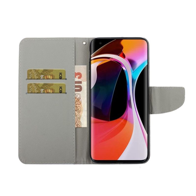 Etui Folio Xiaomi Mi 10 / 10 Pro Błyszcząca Mandala Stringi