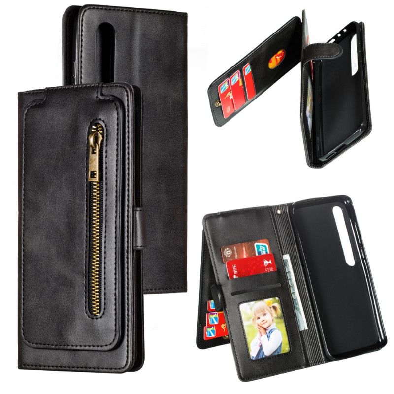 Etui Folio Xiaomi Mi 10 / 10 Pro Czerwony Czarny Wydajność Paska Etui Ochronne