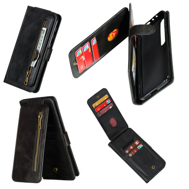 Etui Folio Xiaomi Mi 10 / 10 Pro Czerwony Czarny Wydajność Paska Etui Ochronne