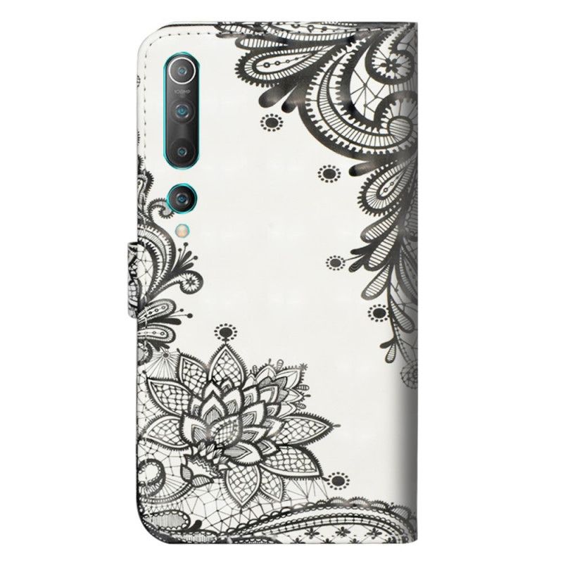 Etui Folio Xiaomi Mi 10 / 10 Pro Koronkowa Mandala Kwiatowa Etui Ochronne