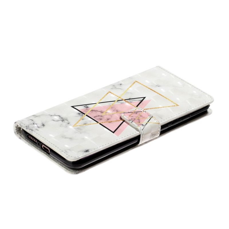 Etui Folio Xiaomi Mi 10 / 10 Pro Marmurowy Punkt Świetlny Etui Ochronne