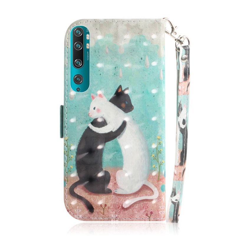 Etui Folio Xiaomi Mi 10 / 10 Pro Stringi Koci Przyjaciele Etui Ochronne