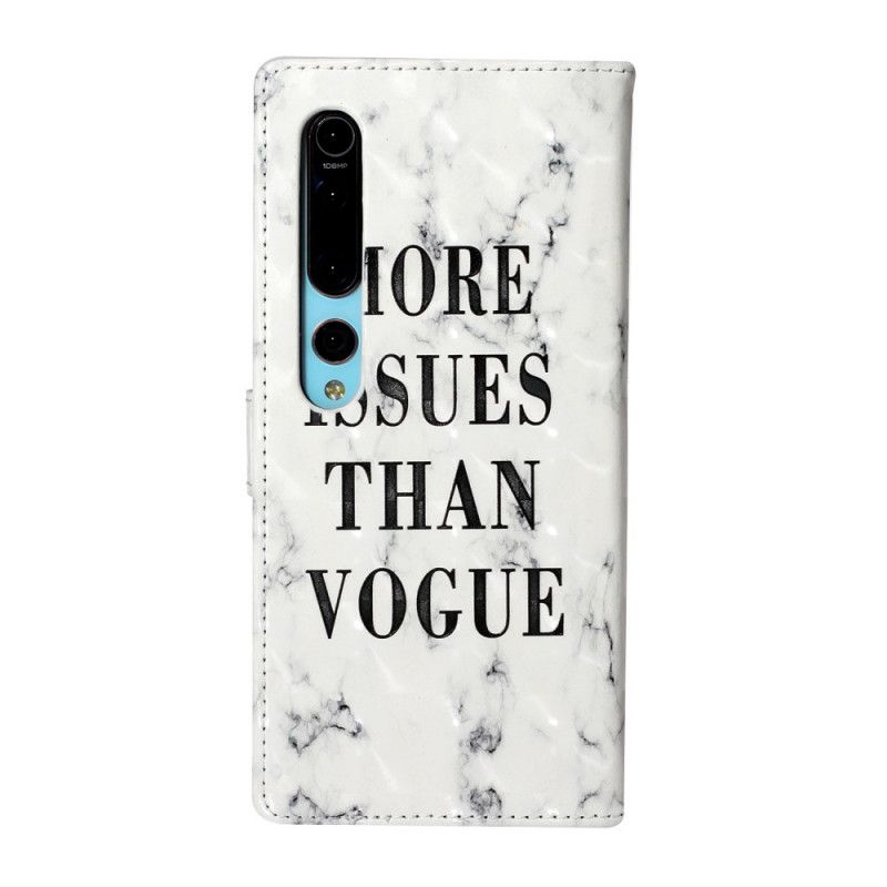 Etui Folio Xiaomi Mi 10 / 10 Pro Więcej Problemów Niż Moda