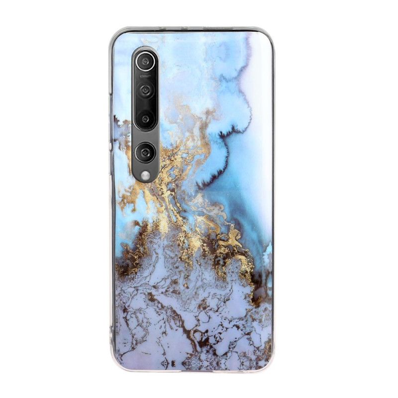 Etui Xiaomi Mi 10 / 10 Pro Biały Czarny Marmur