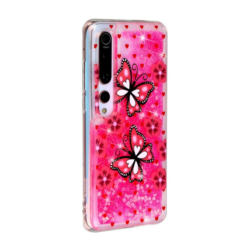 Etui Xiaomi Mi 10 / 10 Pro Brokat Motylkowy