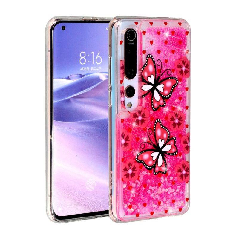 Etui Xiaomi Mi 10 / 10 Pro Brokat Motylkowy