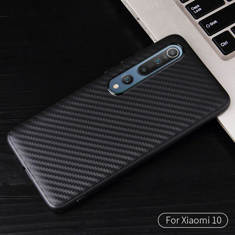 Etui Xiaomi Mi 10 / 10 Pro Elastyczne Włókno Węglowe