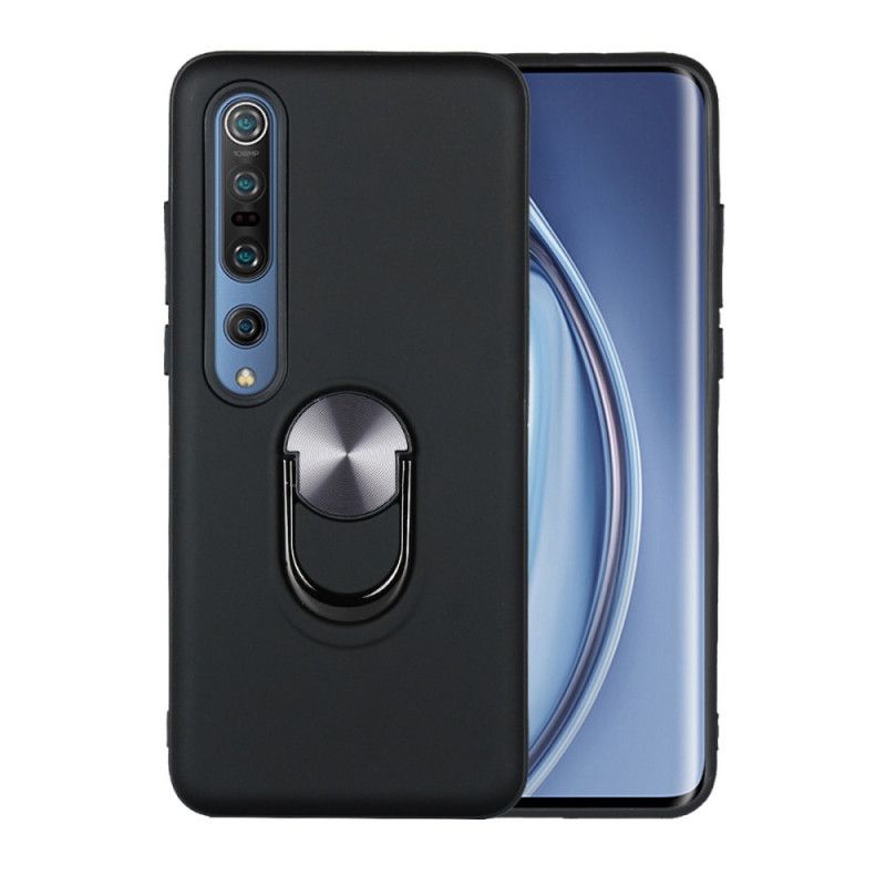 Etui Xiaomi Mi 10 / 10 Pro Granatowy Czarny Zdejmowany Z Pierścieniem Podtrzymującym Etui Ochronne