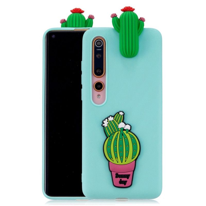 Etui Xiaomi Mi 10 / 10 Pro Kaktusowe Szaleństwo W 3D Etui Ochronne