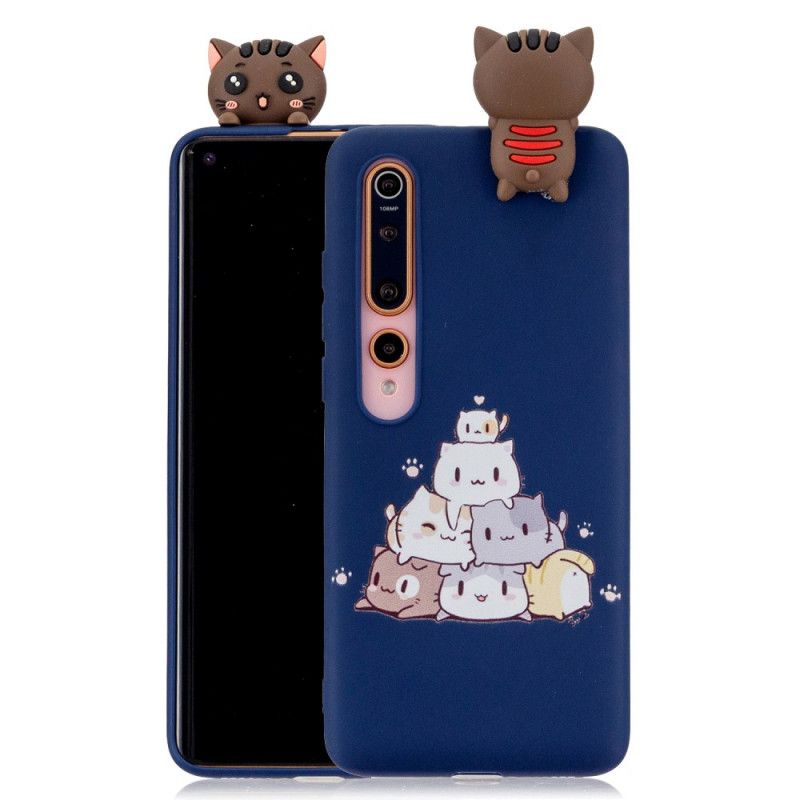 Etui Xiaomi Mi 10 / 10 Pro Stos Kotów 3D