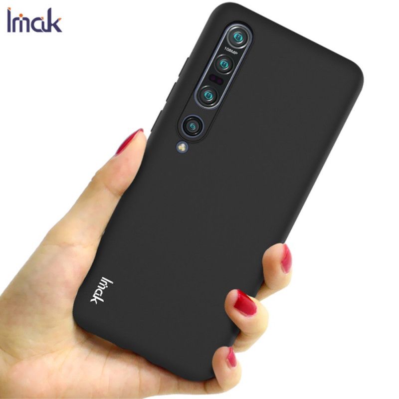 Etui Xiaomi Mi 10 / 10 Pro Zielony Czarny Mata Silikonowa Serii Pro Uc-1 Imak