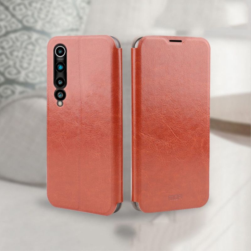 Flip Kotelot Xiaomi Mi 10 / 10 Pro Magenta Czarny Mofi