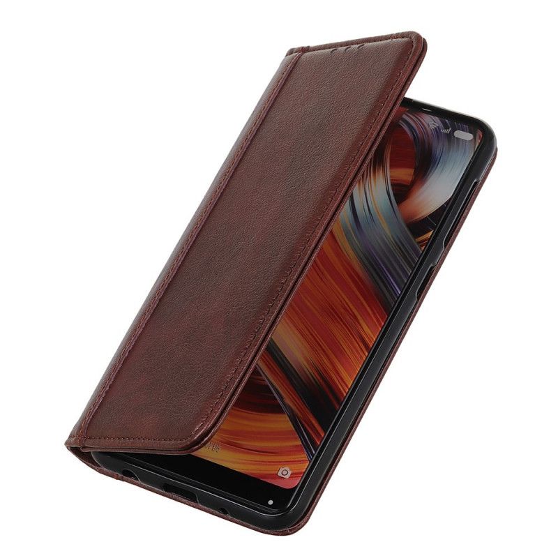 Flip Kotelot Xiaomi Mi 10 / 10 Pro Zielony Czarny Etui na Telefon Wersja Z Dwoiny Liczi