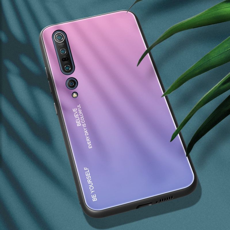 Futerały Xiaomi Mi 10 / 10 Pro Magenta Czerwony Etui na Telefon Kolor Ocynkowany