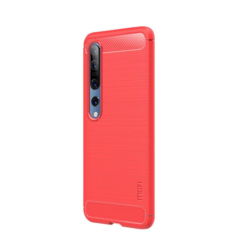 Futerały Xiaomi Mi 10 / 10 Pro Szary Czarny Mofi Szczotkowane Włókno Węglowe