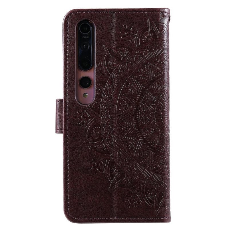 Obudowa Xiaomi Mi 10 / 10 Pro Magenta Szary Mandala Słońca