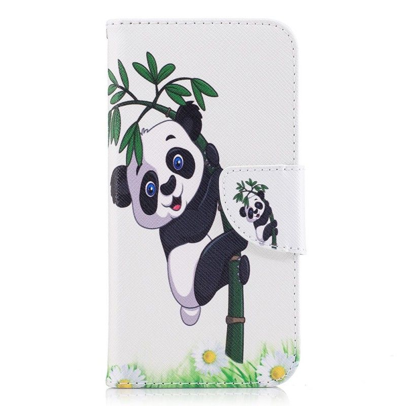 Etui Folio Samsung Galaxy J3 2017 Panda Na Bambusie Etui Ochronne