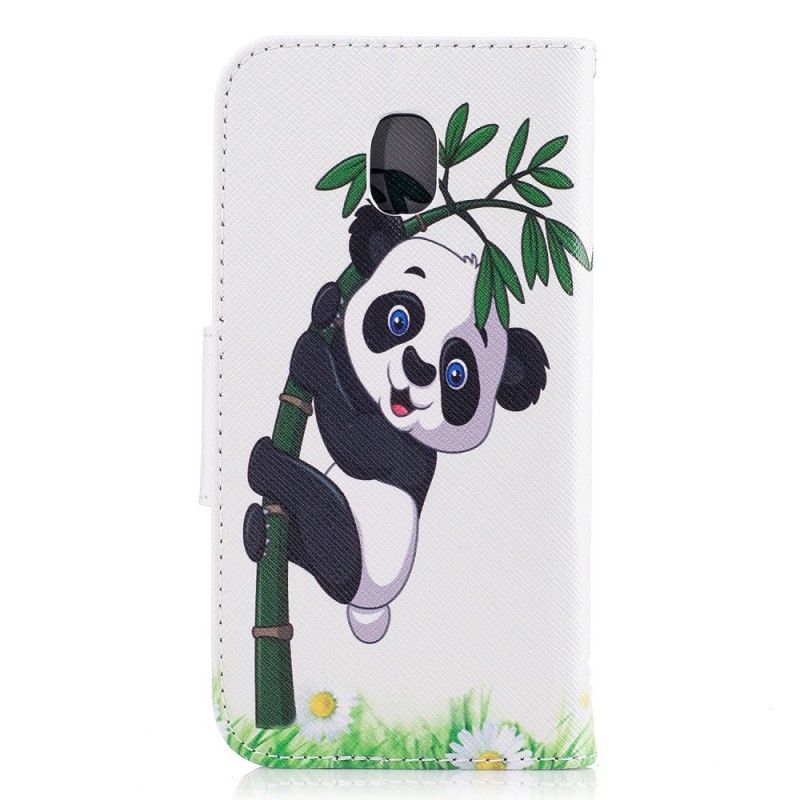 Etui Folio Samsung Galaxy J3 2017 Panda Na Bambusie Etui Ochronne