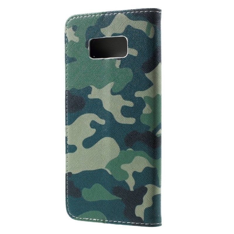 Etui Folio Samsung Galaxy S8 Plus Kamuflaż Wojskowy Etui Ochronne