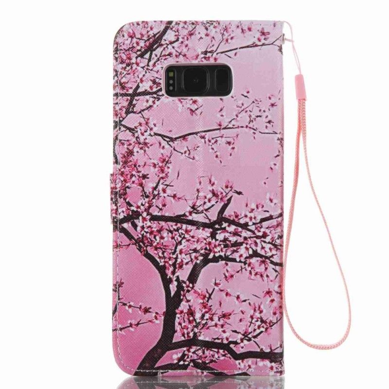 Etui Folio Samsung Galaxy S8 Plus Kwitnące Drzewo Ze Stringami