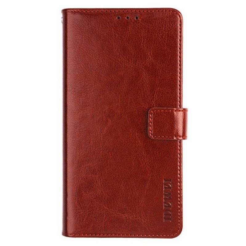 Etui Folio do Xiaomi Redmi Note 12 Pro Imitacja Skóry Idewei