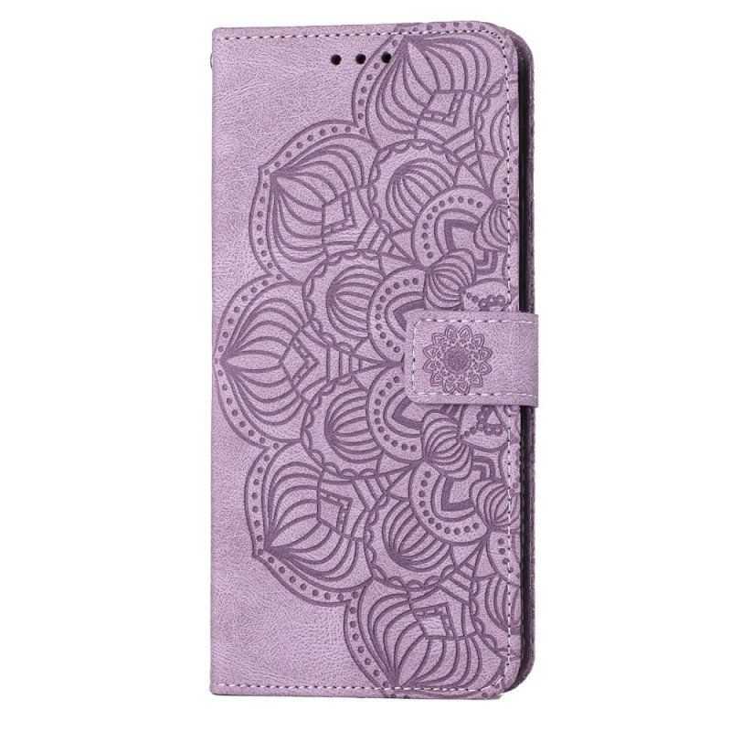 Obudowa Etui Na Telefon do Samsung Galaxy S23 5G z Łańcuch Paskowata Mandala