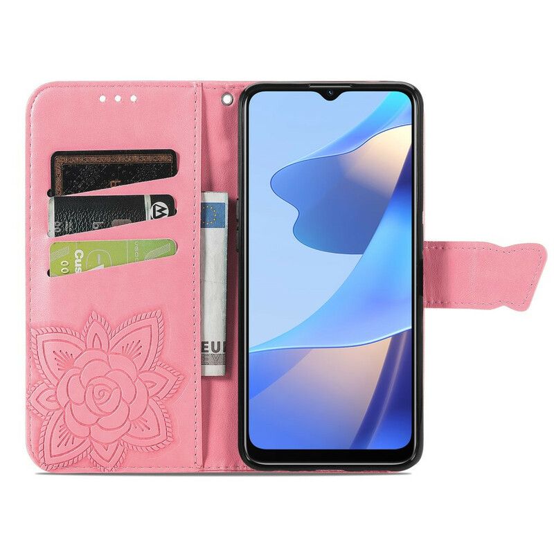 Etui Folio Oppo A16 / A16s Pół Motyli