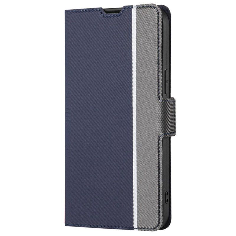 Etui Folio do Samsung Galaxy S23 Ultra 5G Fajny Dwukolorowy