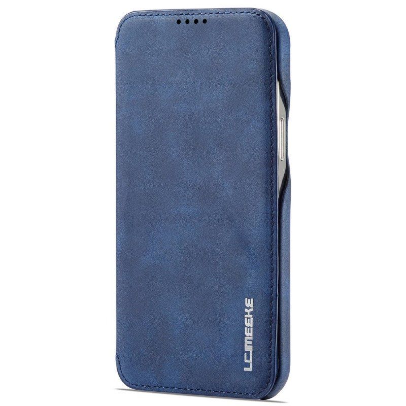 Etui Na Telefon do iPhone 14 Pro Max Etui Folio Lc.imeeke Efekt Skóry