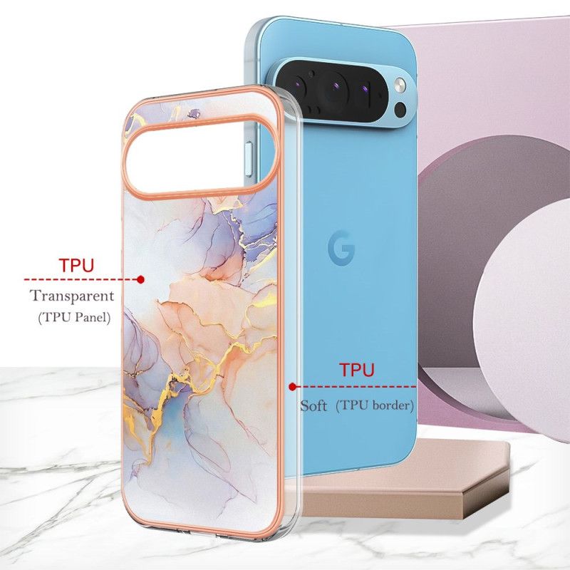 Etui Do Google Pixel 9 Pro Kolorowy Marmur