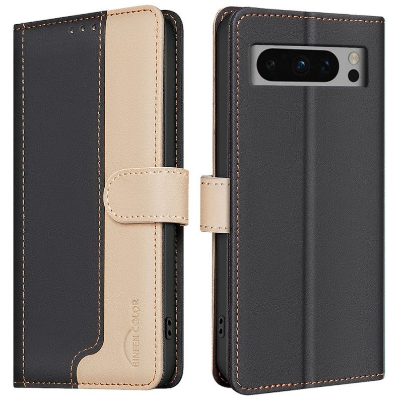 Etui Folio Google Pixel 9 Pro Dwukolorowa Ochrona Rfid Binfen Color