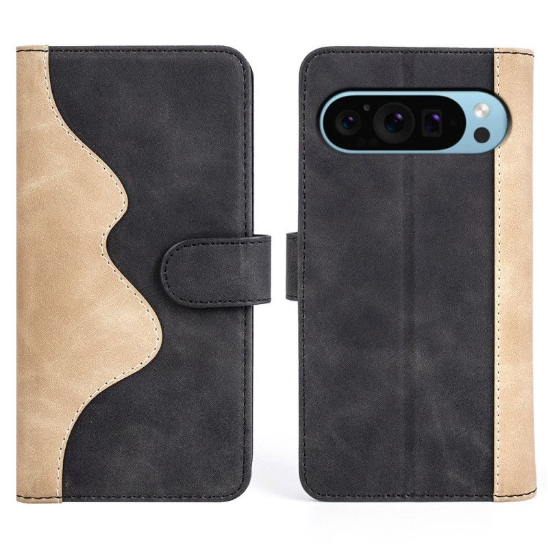 Etui Folio Google Pixel 9 Pro Konstrukcja Dwukolorowa