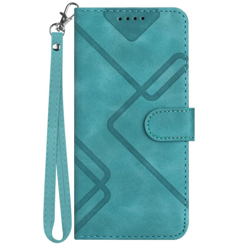 Etui Folio Google Pixel 9 Pro Linie Graficzne Etui Ochronne