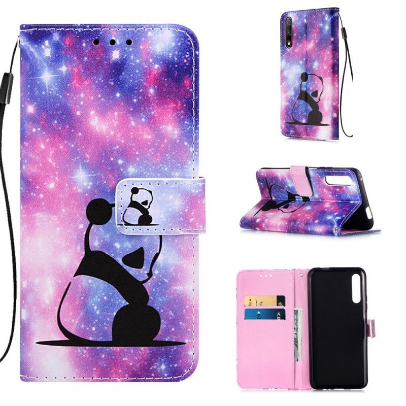 Etui Folio Honor 9X Pro Galaktyczna Panda