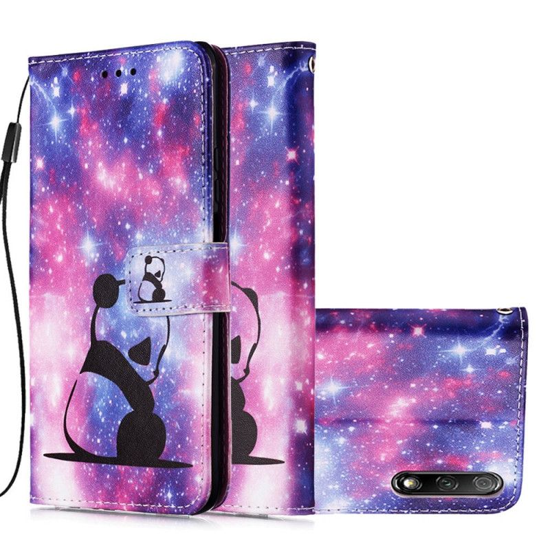 Etui Folio Honor 9X Pro Galaktyczna Panda