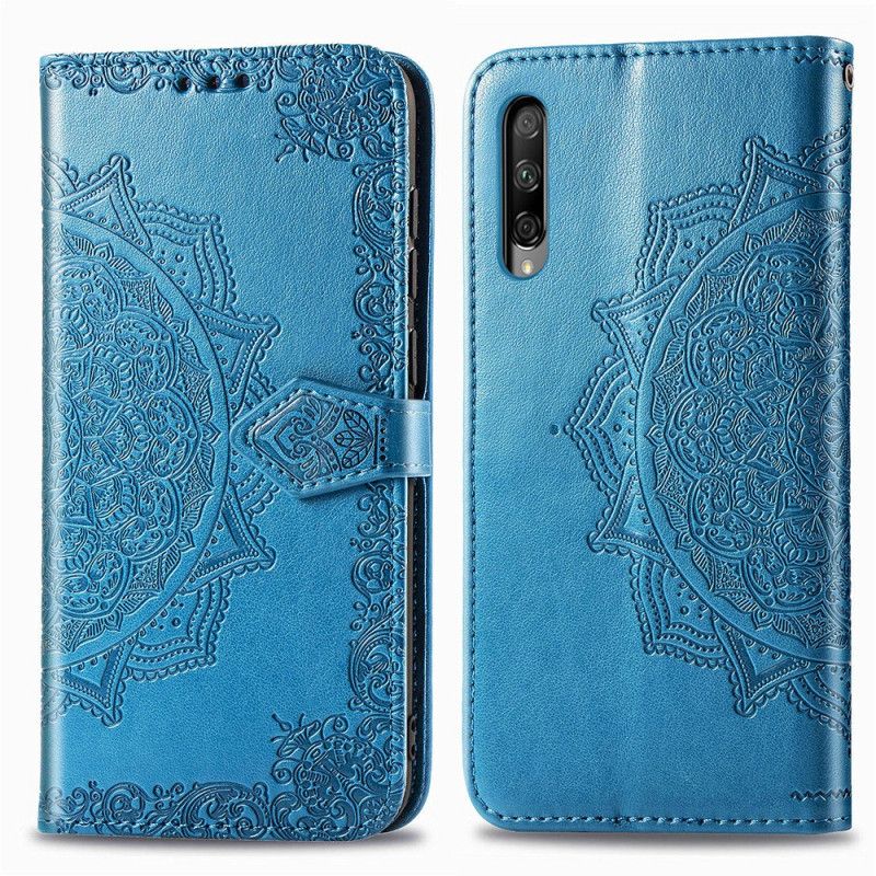 Etui Folio Honor 9X Pro Szary Czarny Mandala W Średnim Wieku Etui Ochronne