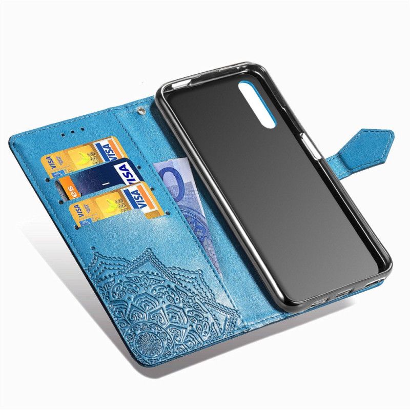 Etui Folio Honor 9X Pro Szary Czarny Mandala W Średnim Wieku Etui Ochronne