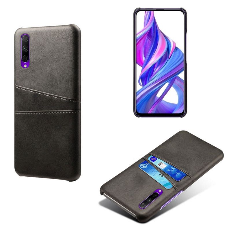 Etui Honor 9X Pro Brązowy Czerwony Etui Na Karty Z Efektem Skóry Etui Ochronne