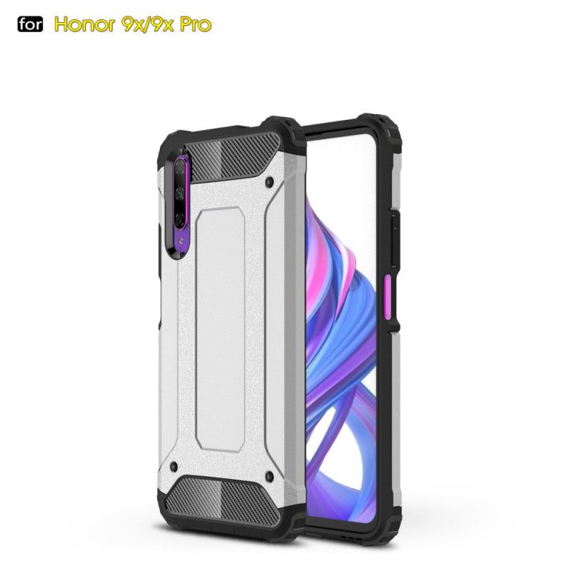 Etui Honor 9X Pro Czerwony Czarny Ocalały