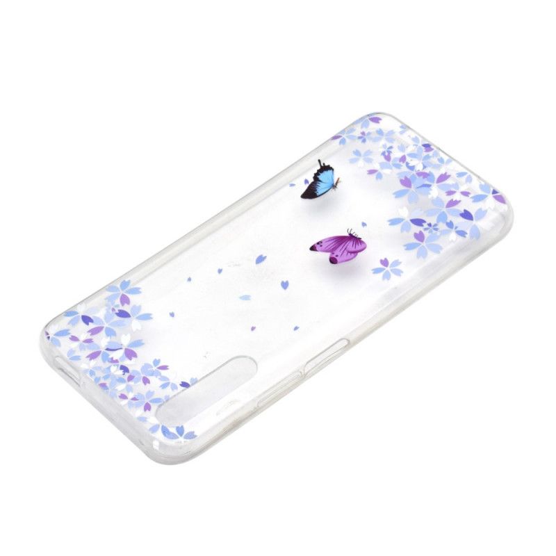 Etui Honor 9X Pro Motyle I Kwiaty Etui Ochronne