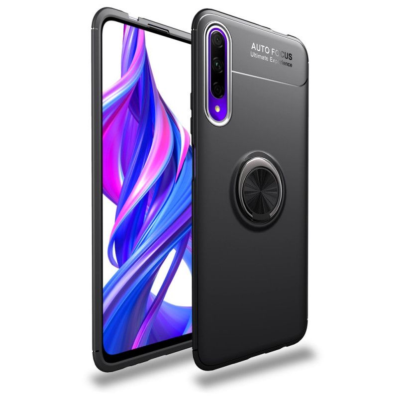 Futerały Honor 9X Pro Czerwony Czarny Etui na Telefon Pierścień Magnetyczny Lenuo