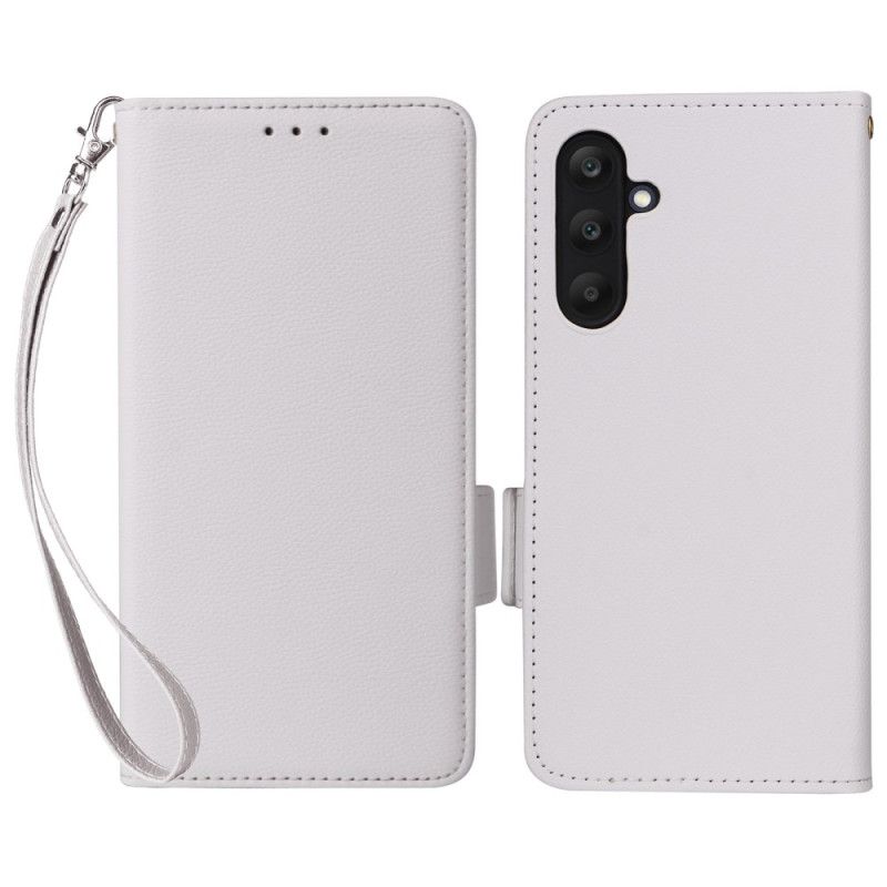 Etui Folio Samsung Galaxy M55 5g Finezja Z Paskiem Etui Ochronne