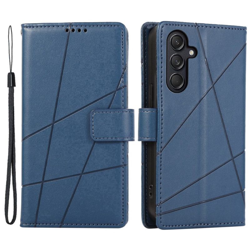 Etui Folio Samsung Galaxy M55 5g Linie Paska